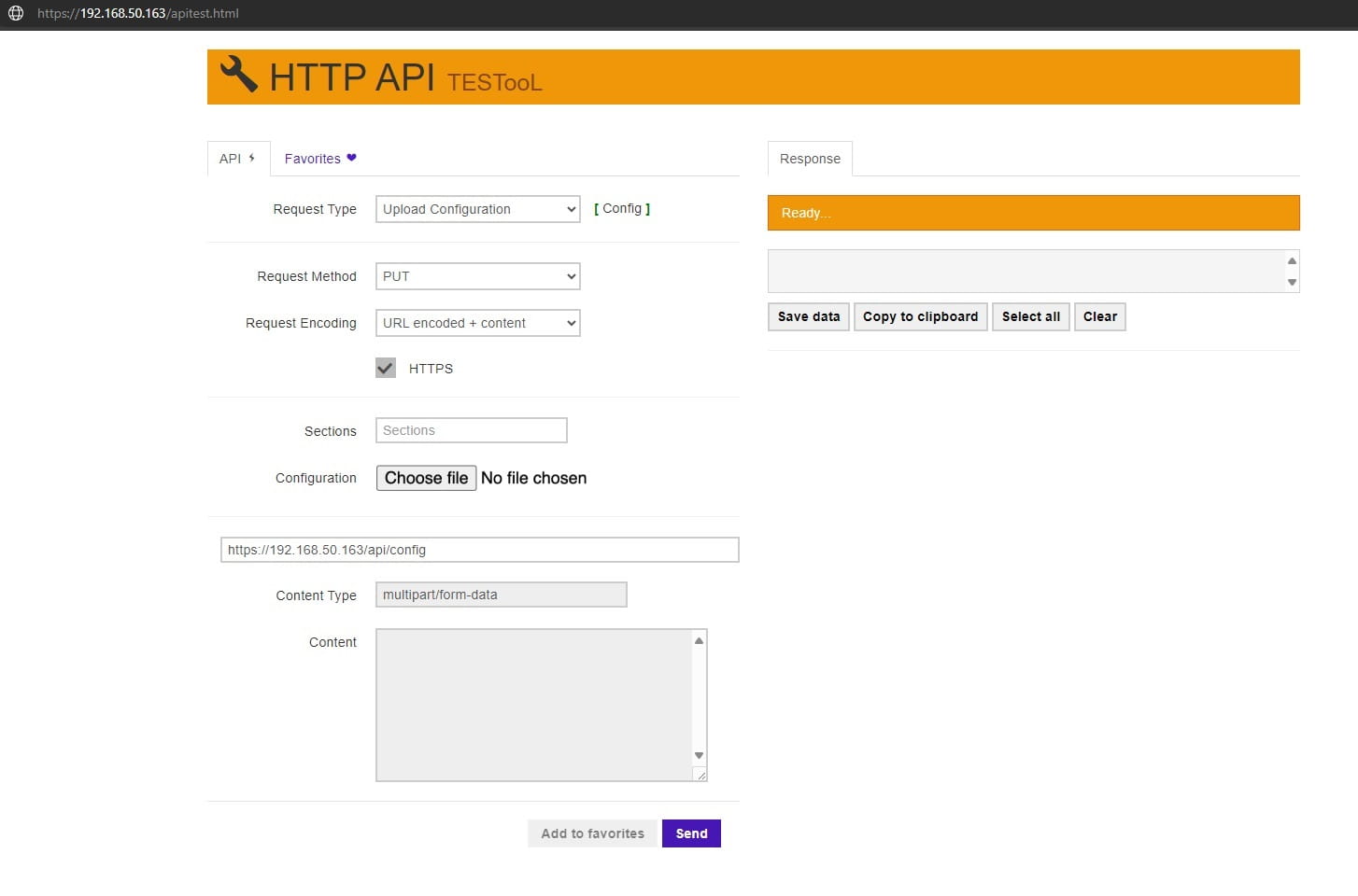 HTTP API Test Tool Webpage