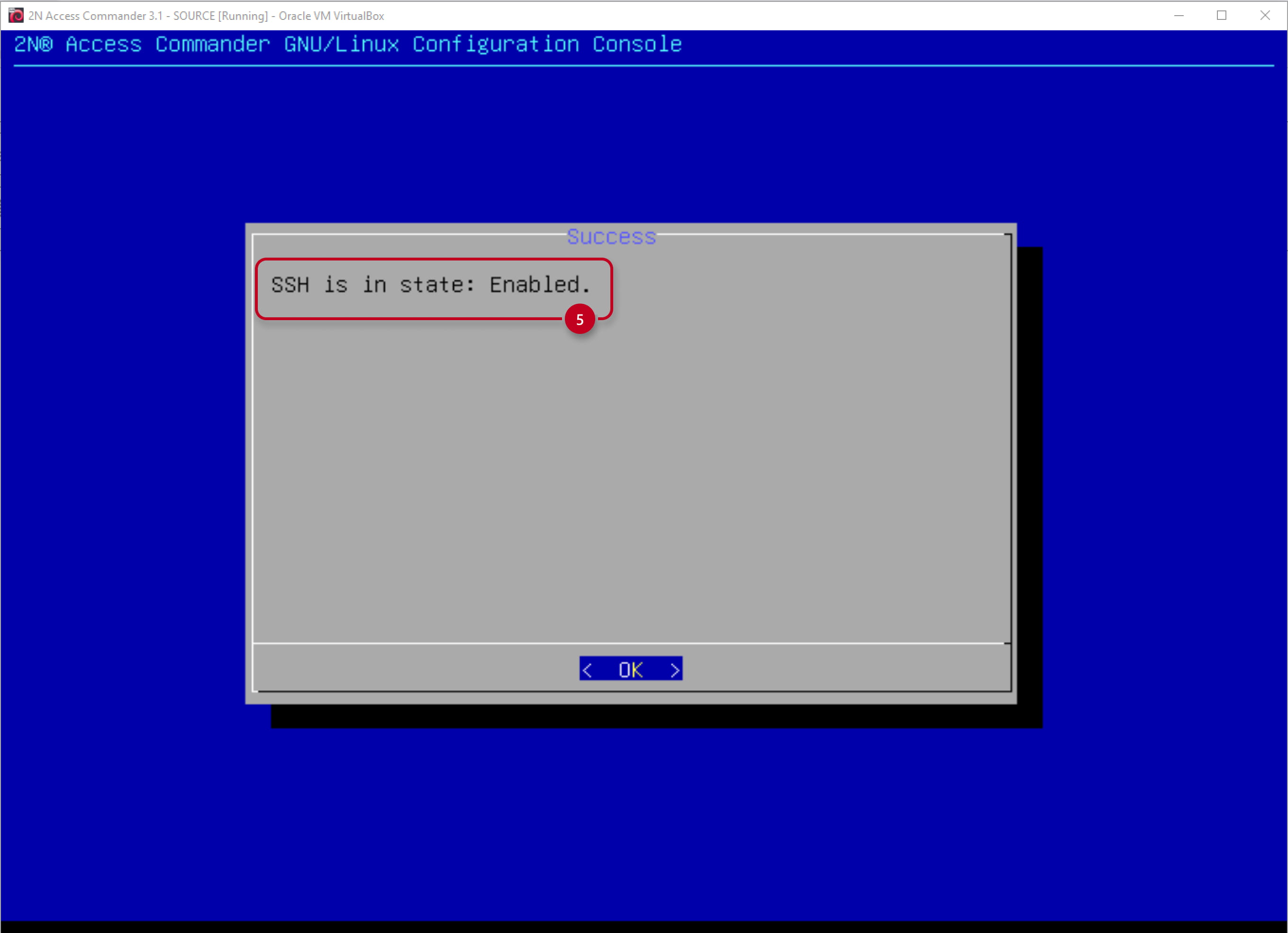 2N Access Commander - Linux console - SSH enabled 2N Access Commander - Linux console - SSH enabled