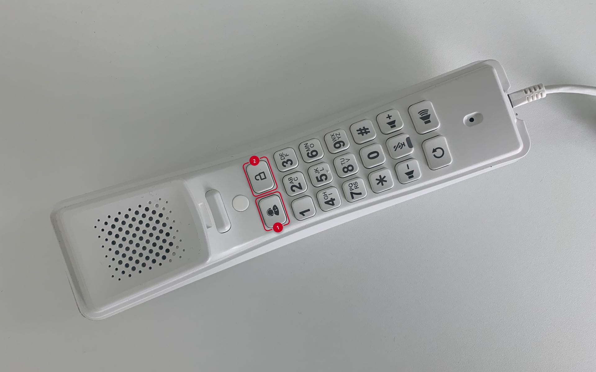 2N IP Handset function buttons