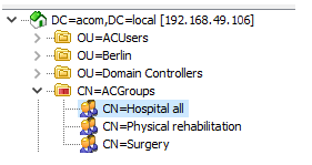 LDAP structure