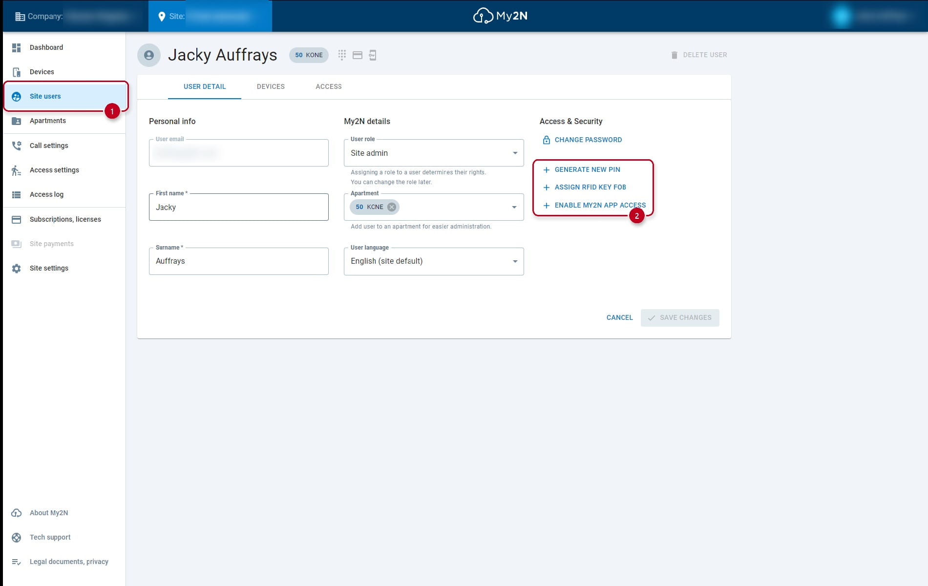 addding credentials to users