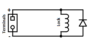 Door Lock Diode Circuit