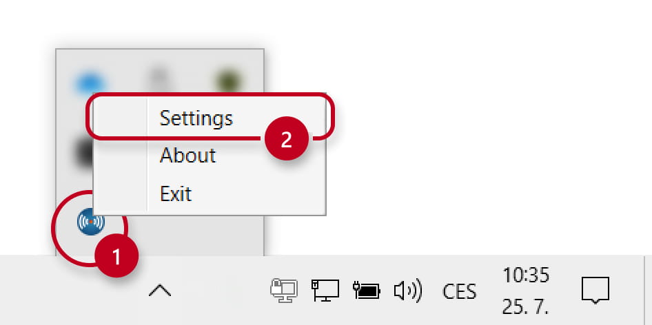 2N USB driver settings