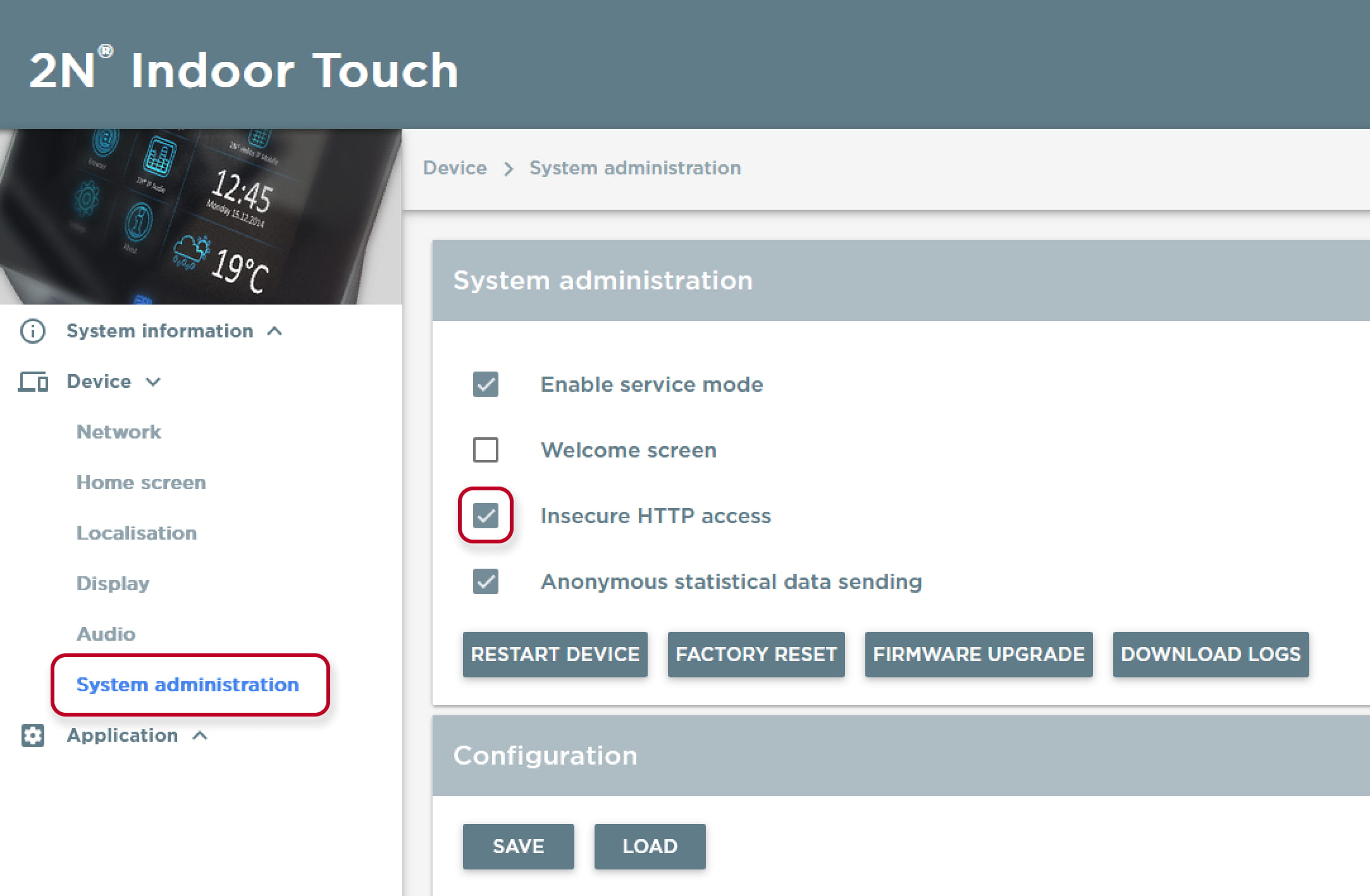 2N_Indoor_Touch_enable_Unsecure_HTTP_API_web_interface