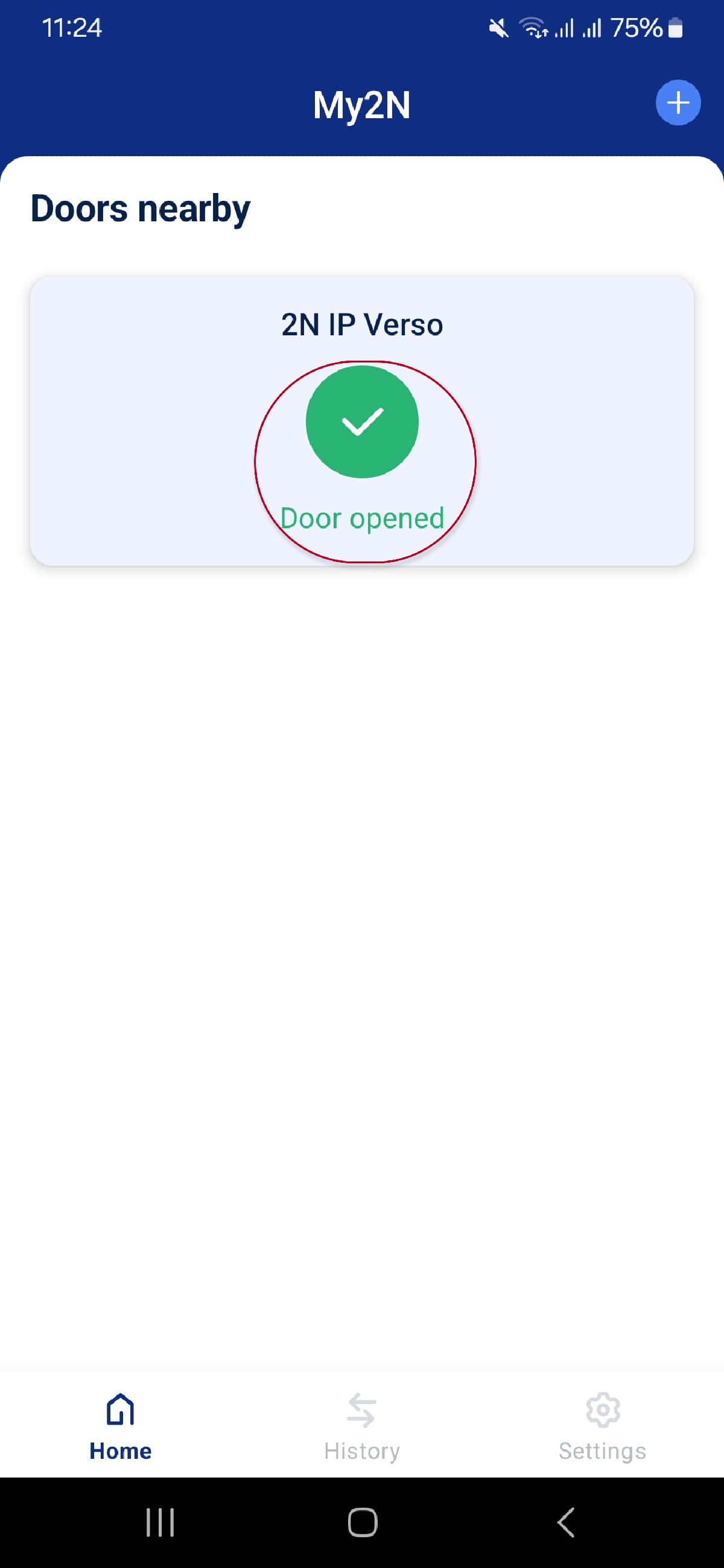 User authorized