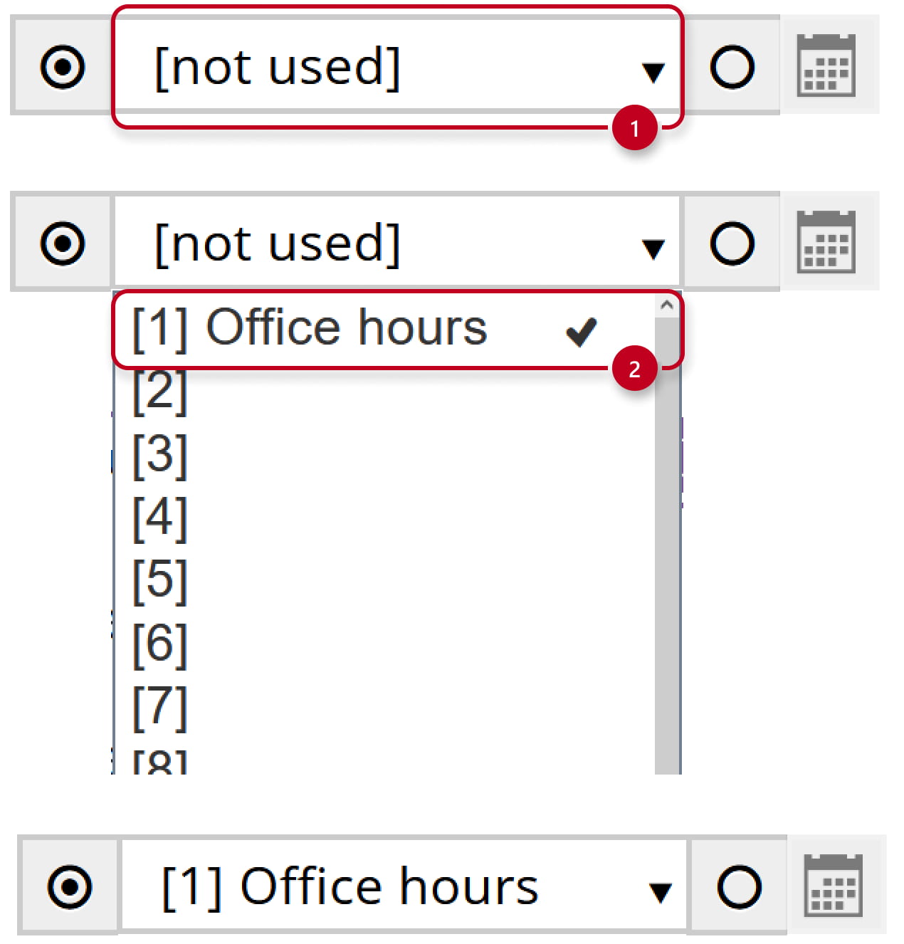 2N IP Intercom - Global time profile assignment