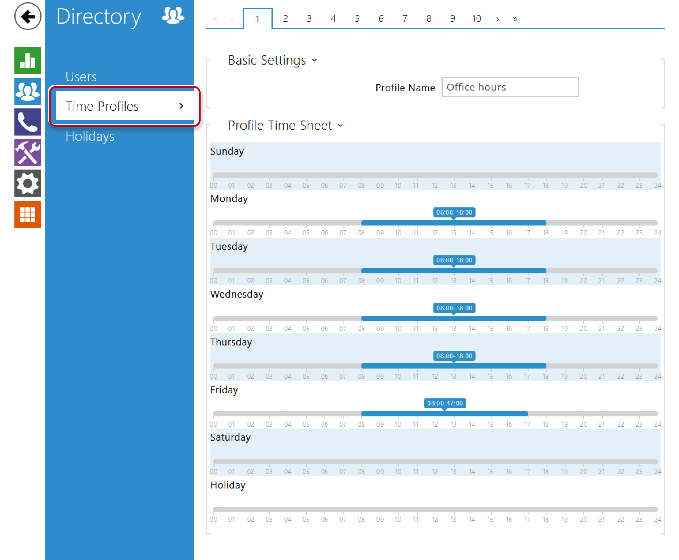 2N IP Intercom - Directory - Time Profiles 2N IP Intercom - Directory - Time Profiles