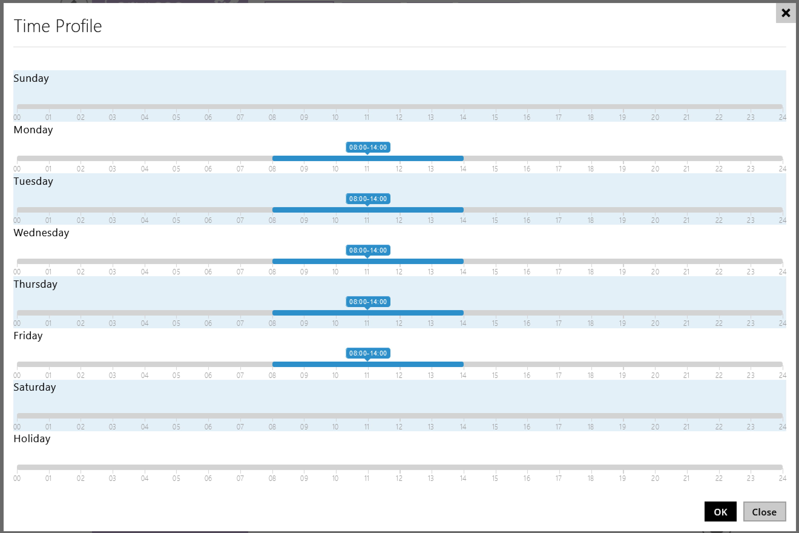 2N IP Intercom - Individual time profile 2N IP Intercom - Individual time profile