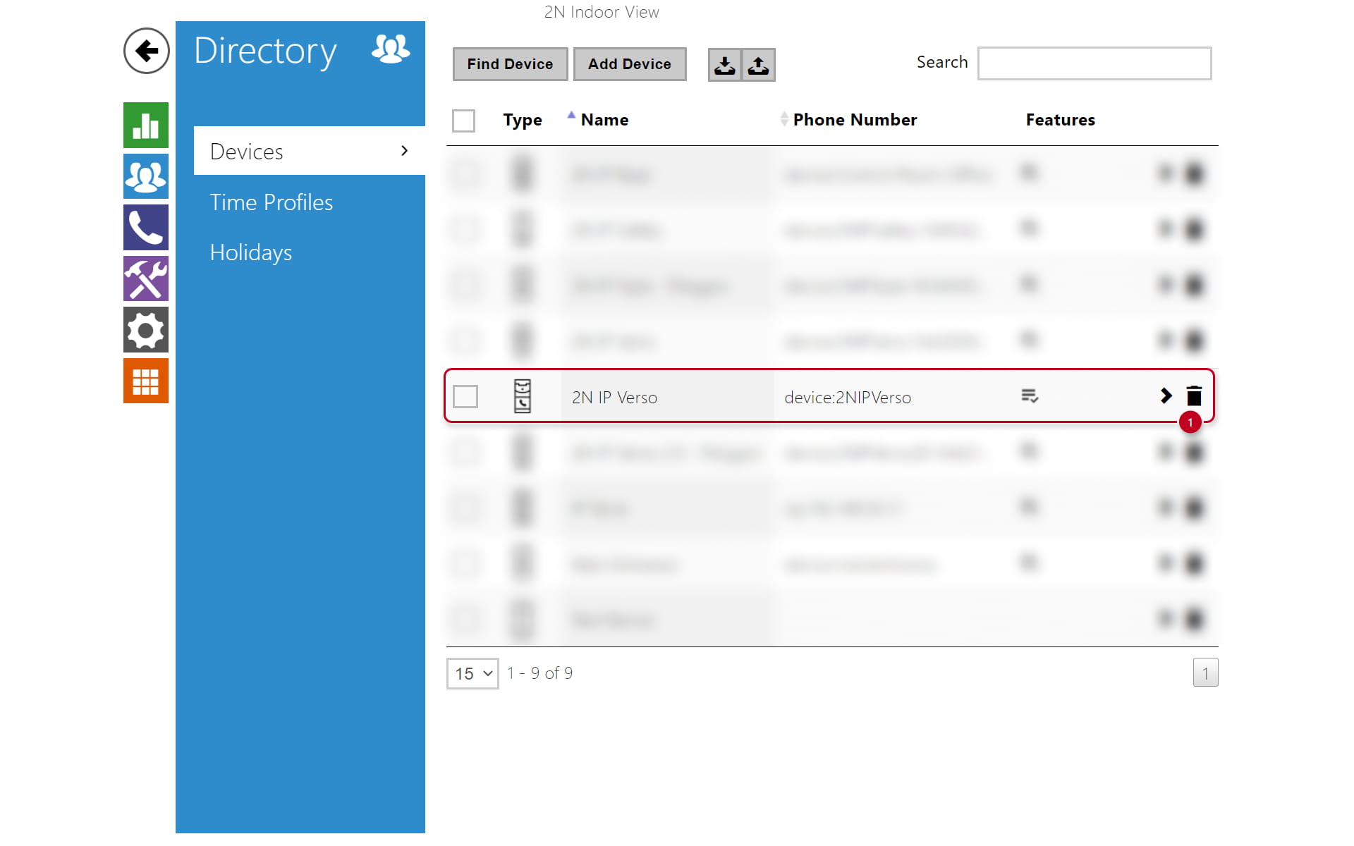 How to configure 2N Indoor View