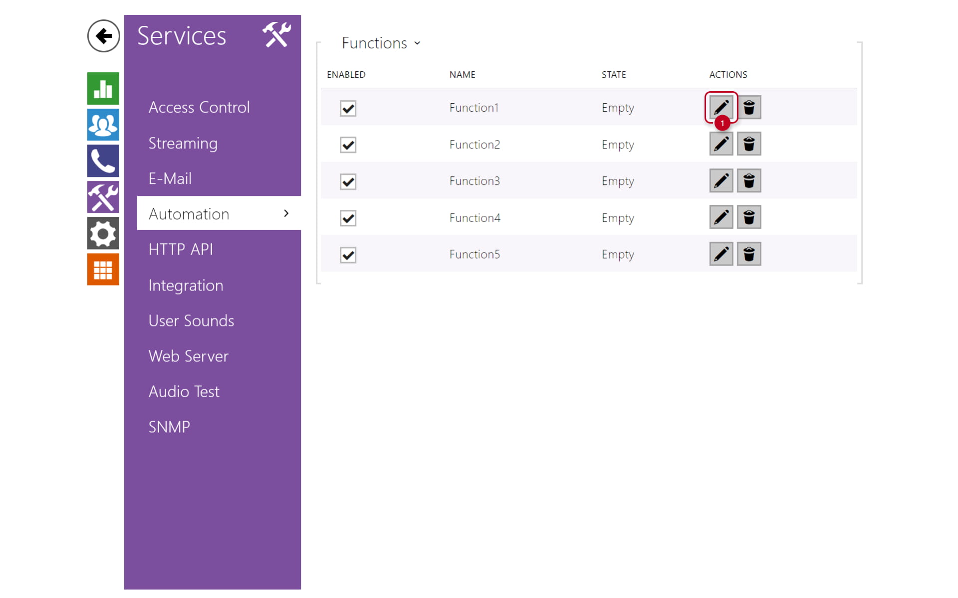 New 2N automation settings