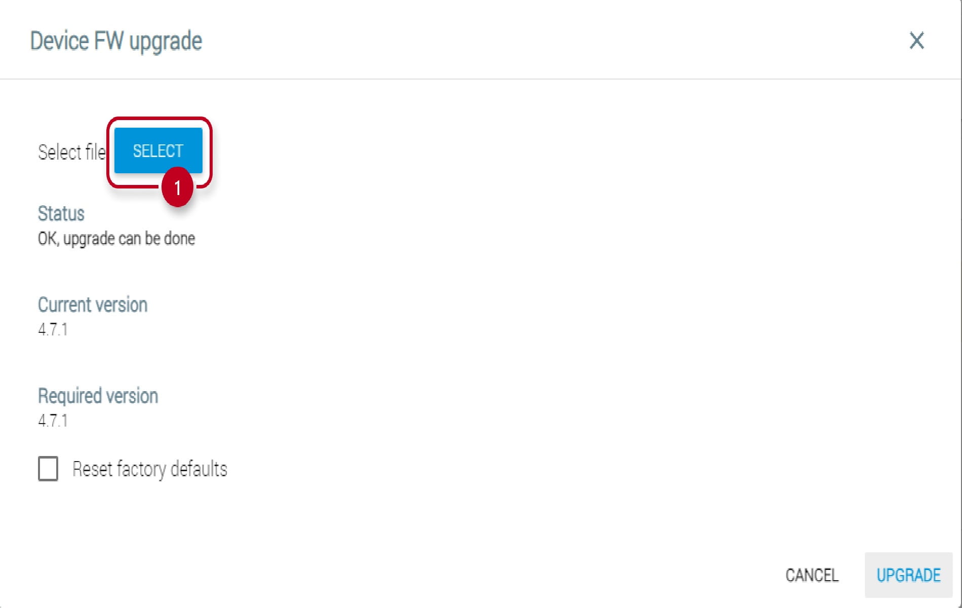 Firmware Update of the Indoor Touch 2.0