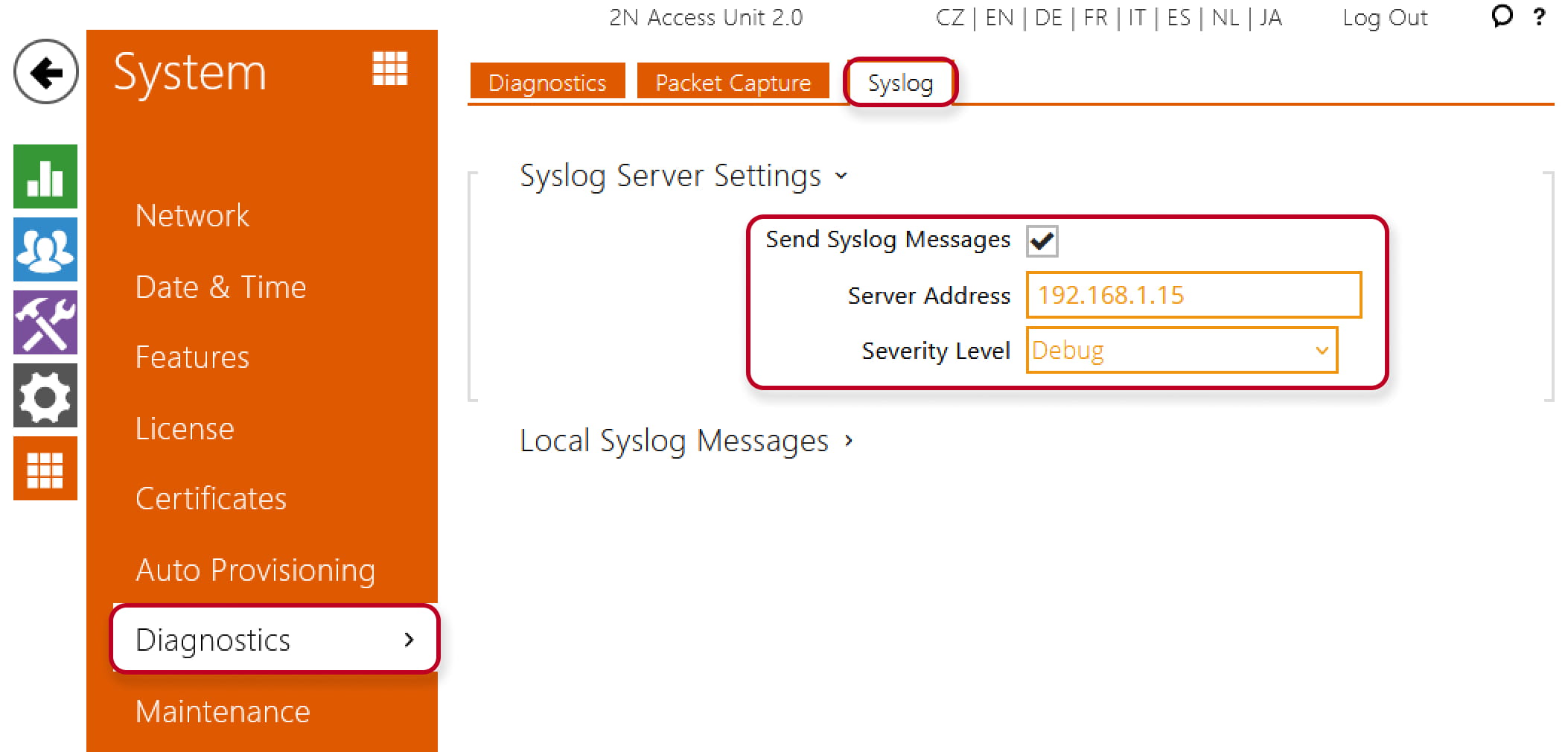 2N_Access_Unit_2.0_Capture_an_external_Syslog