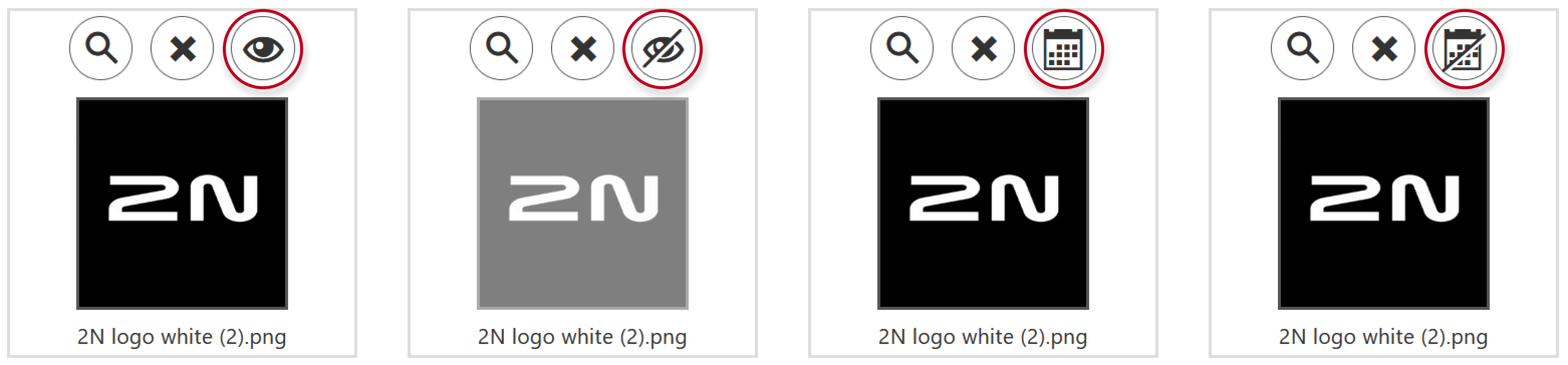 2N IP Intercom - Hardware - Display - Slideshow - when and if to be displayed