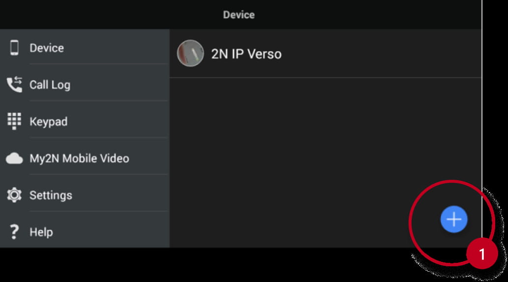 2N Indoor Touch - add a new device