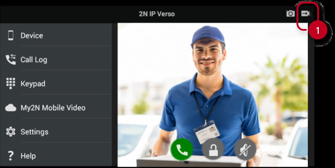 2N Indoor Touch - switching to external Axis IP camera