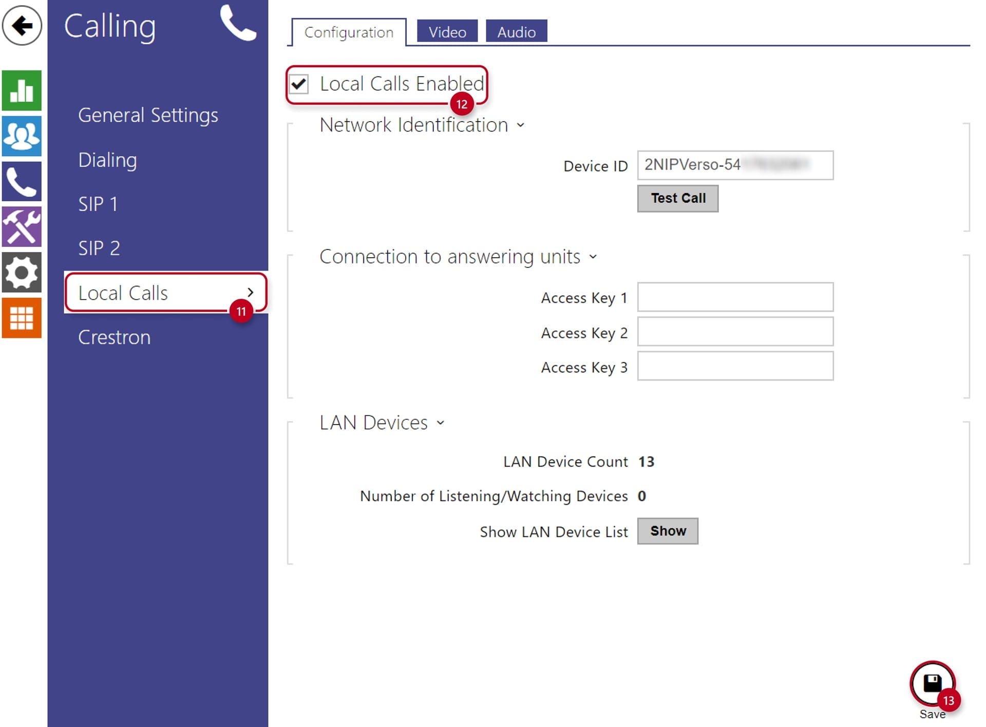 2N OS Local Calls