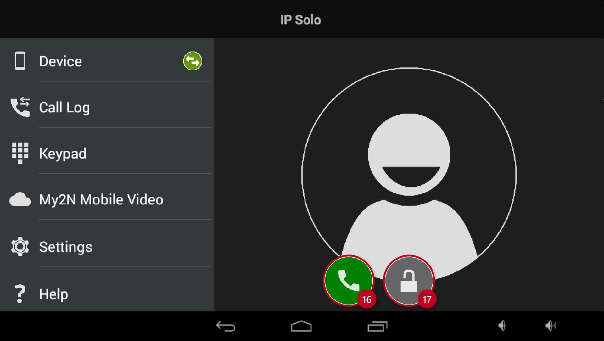 2N Indoor Touch SIP Proxy Call