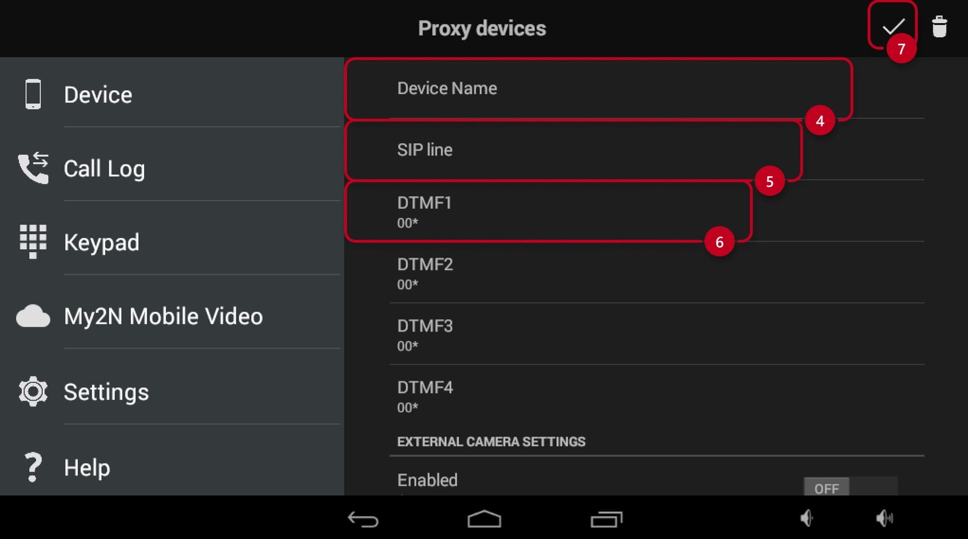 2N Indoor Touch SIP Device Configuration