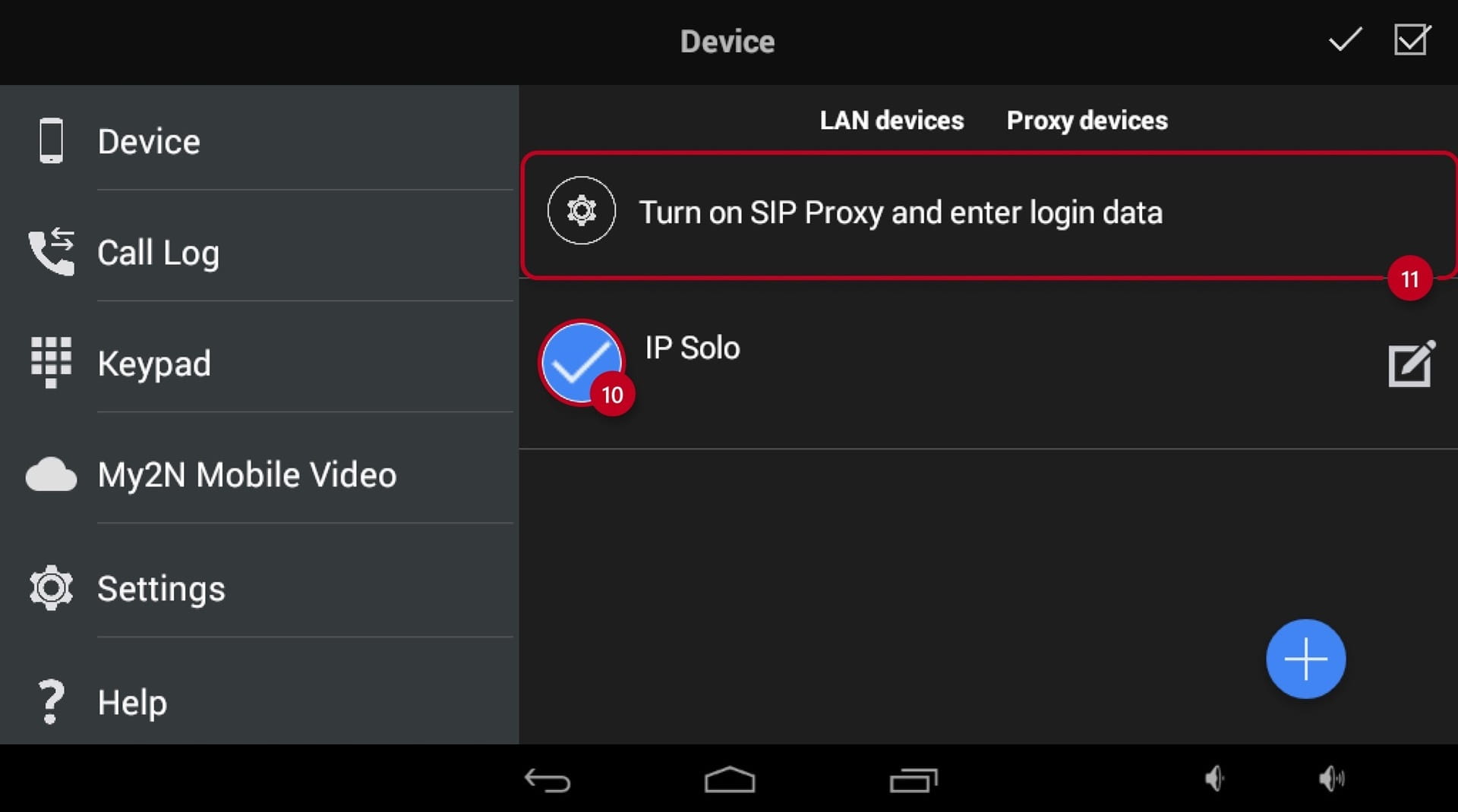 2N Indoor Touch SIP Proxy Configuration