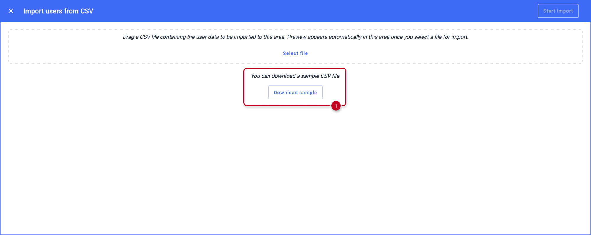 2N Access Commander - Company - Import users from CSV - Download sample CSV file