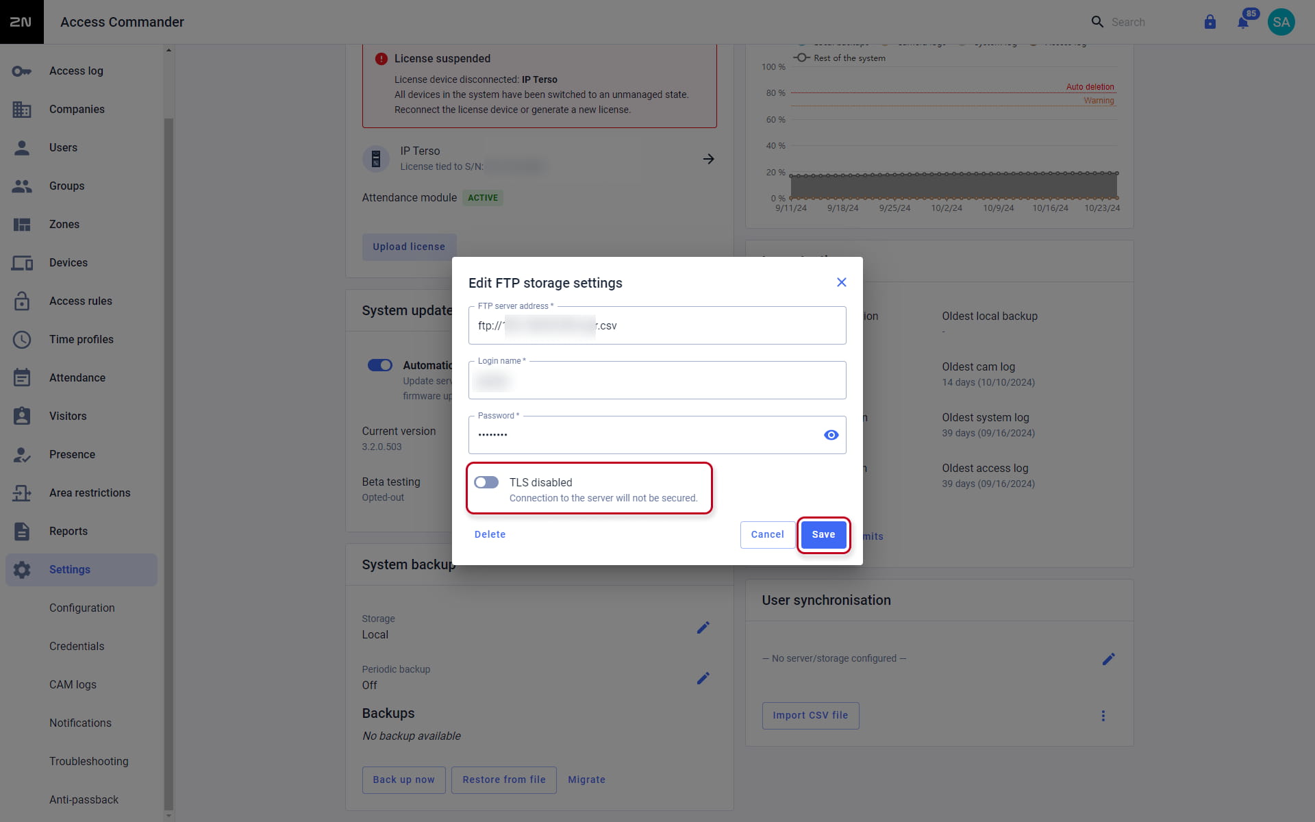 CSV TLS