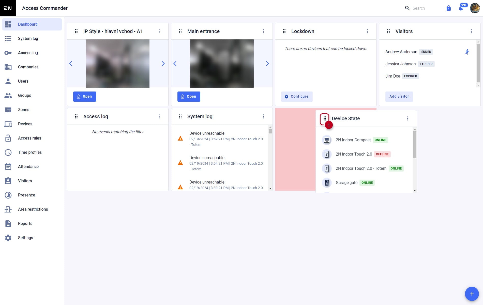 Moving a widget