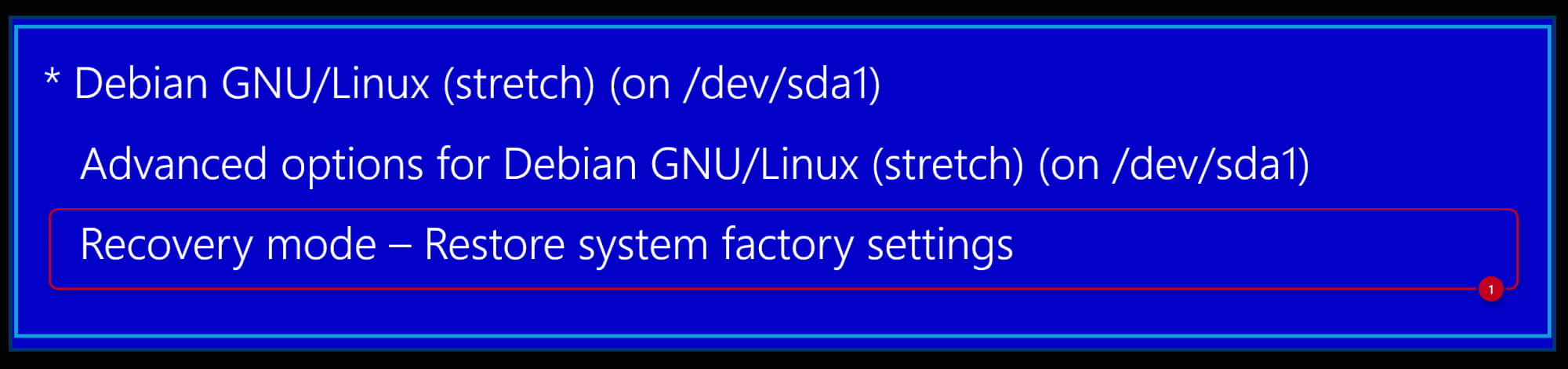 2N Access Commander Box - Recovery mode - variant 1