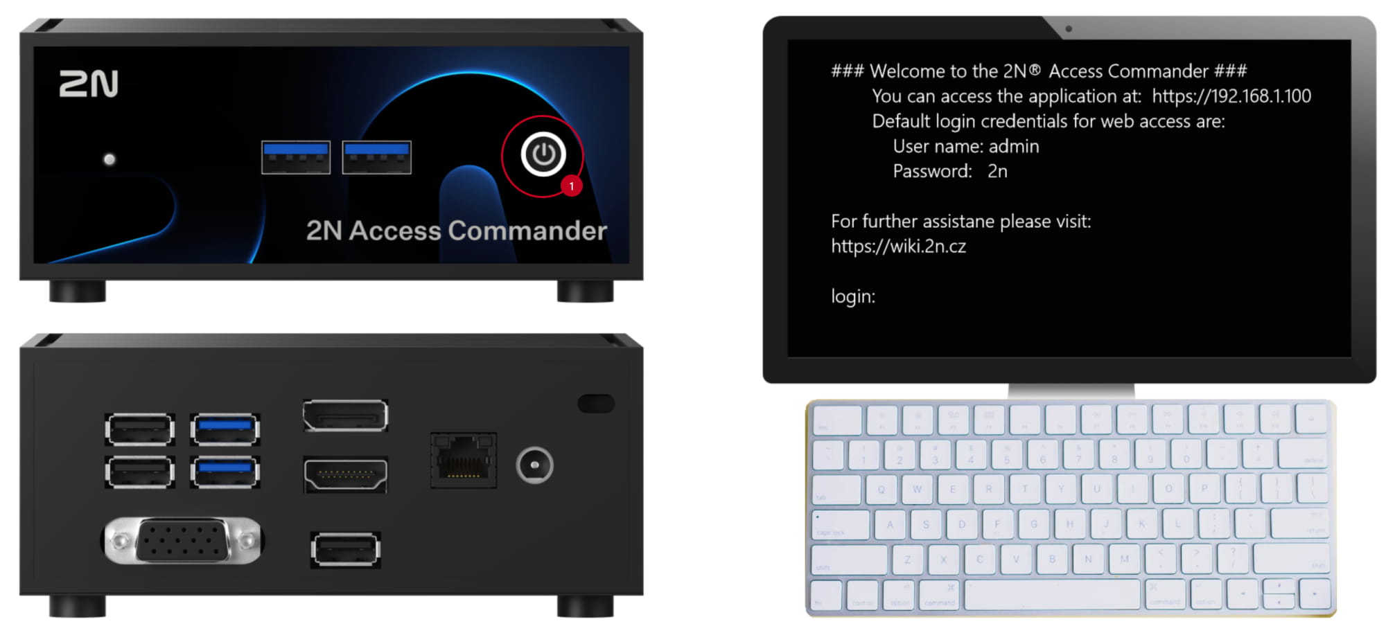 2N Access Commander Box 2.0 - power off