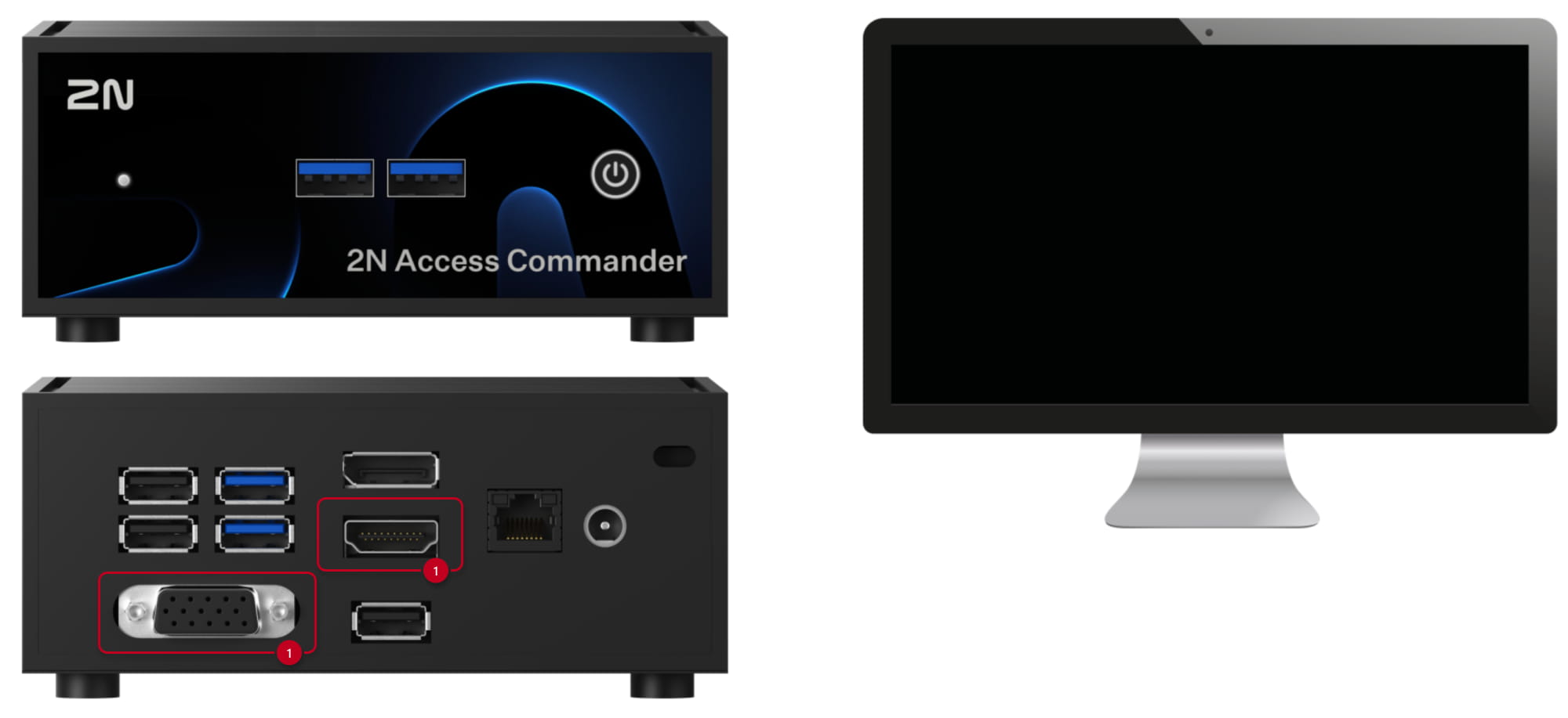 2N Access Commander Box 2.0 - display connectivity