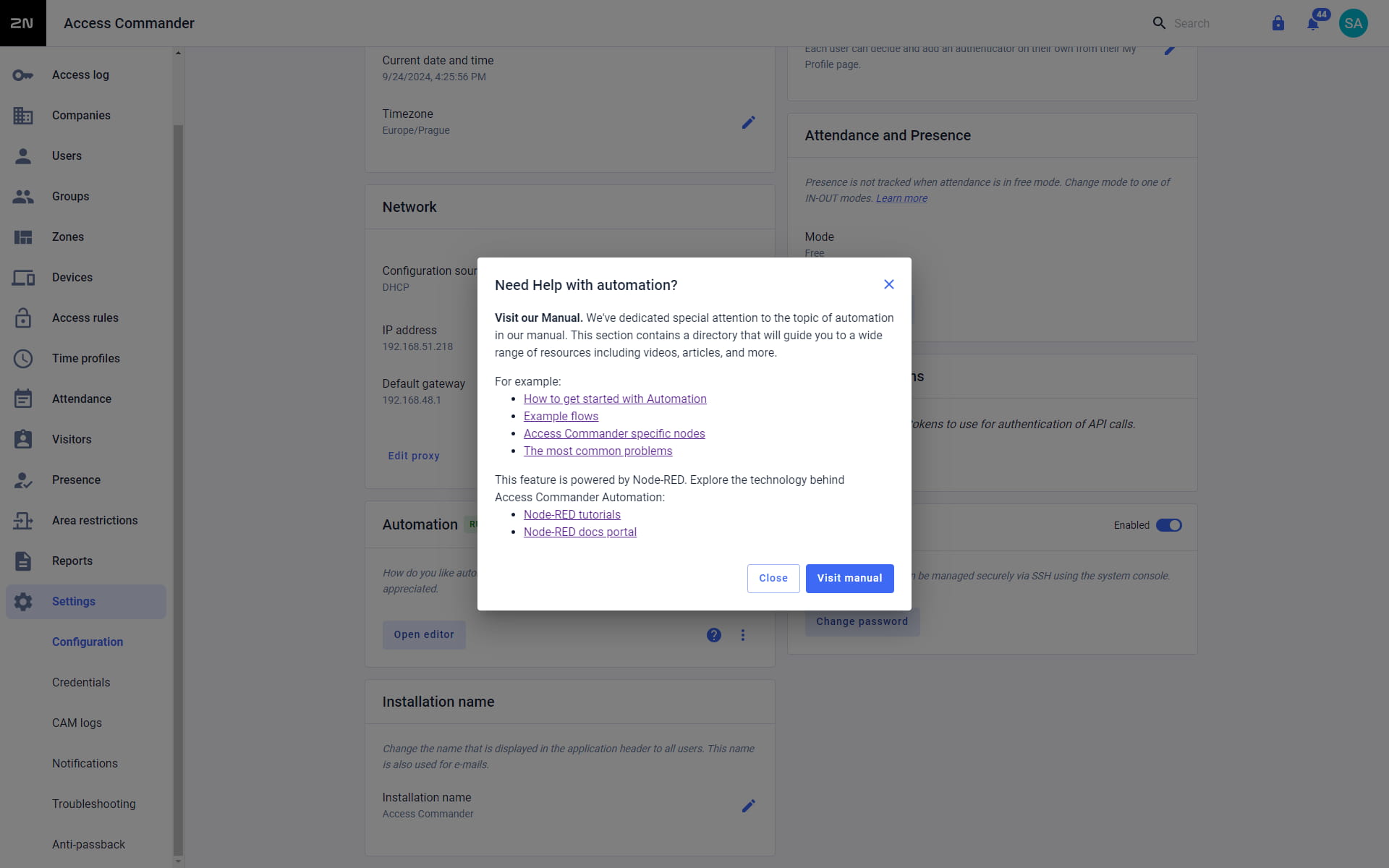 Automation - more information