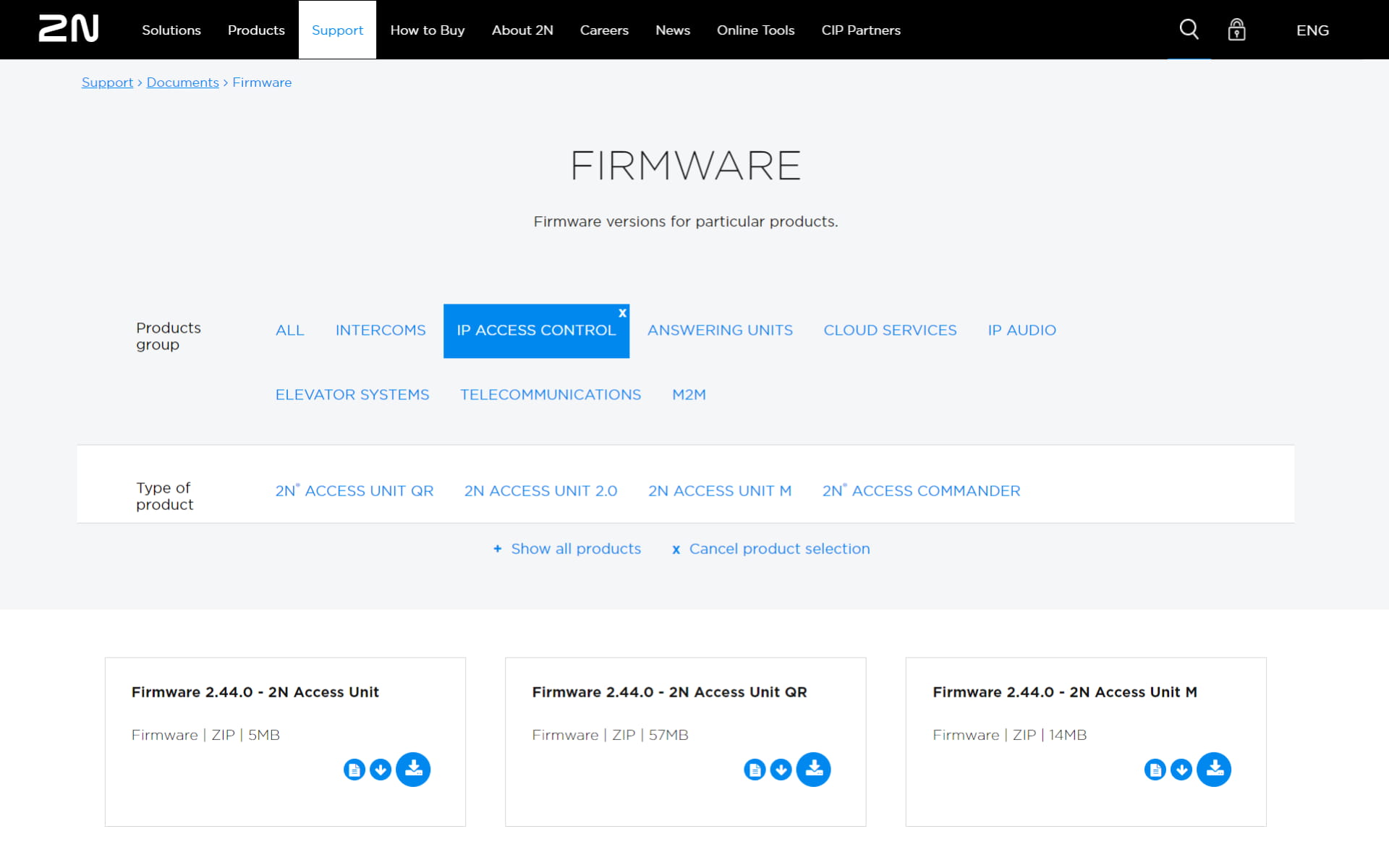 2N webpage firmware