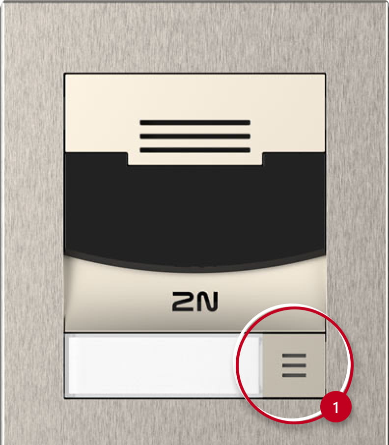 2N IP Intercom - Quick Dial Button press 2N IP Intercom - Quick Dial Button press