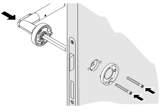Rossette fixture mounting