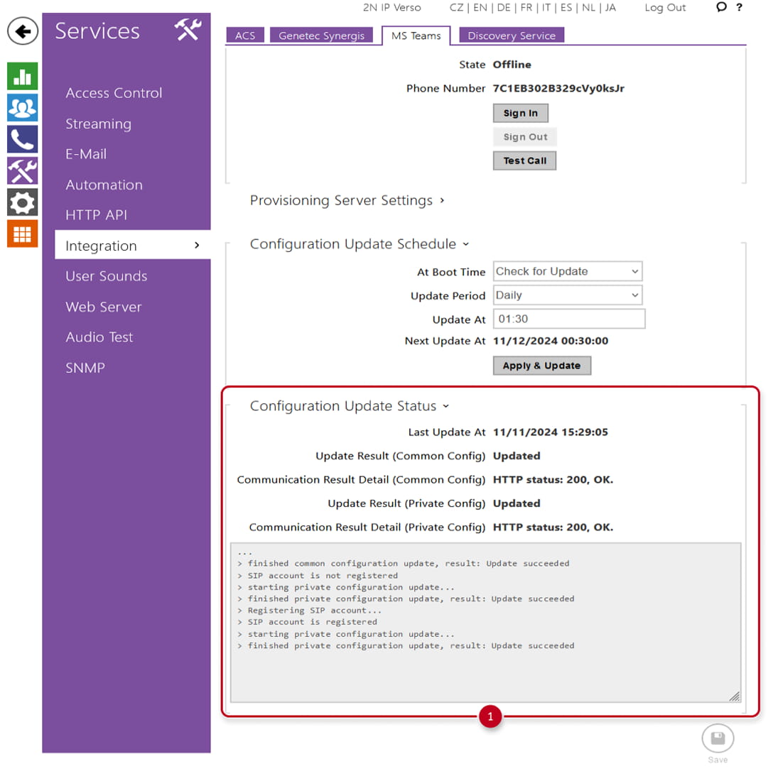 MS Teams boarding process onto configuration server