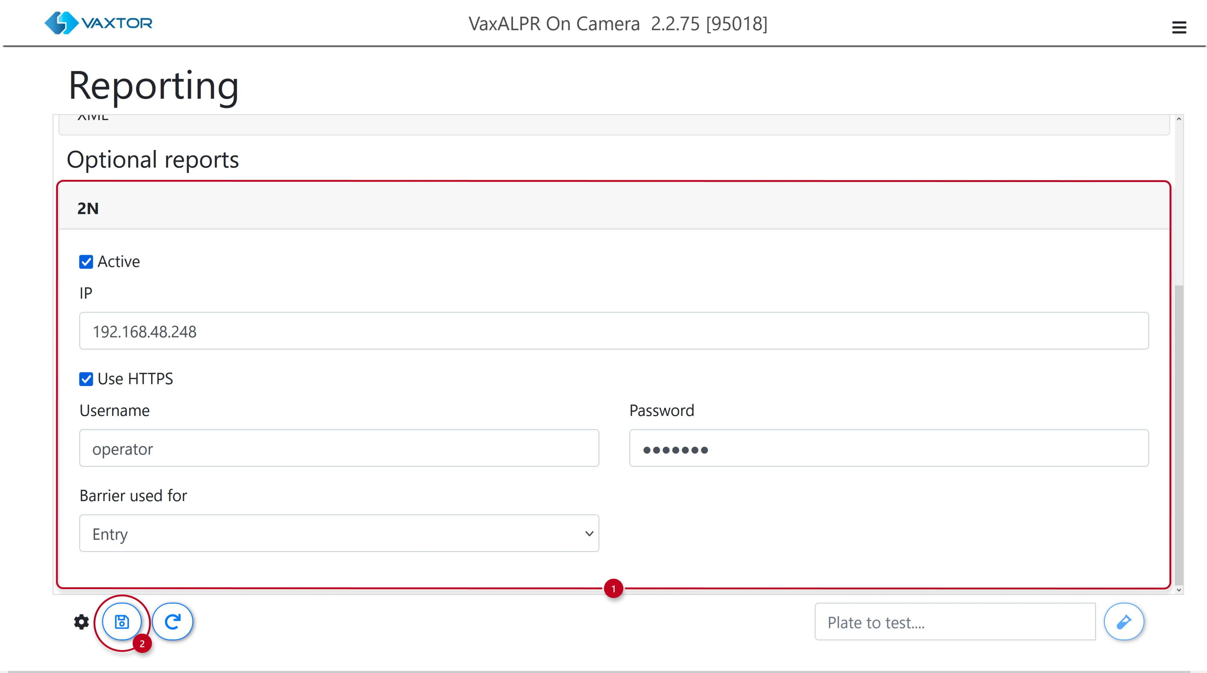 VaxALPR - Reporting