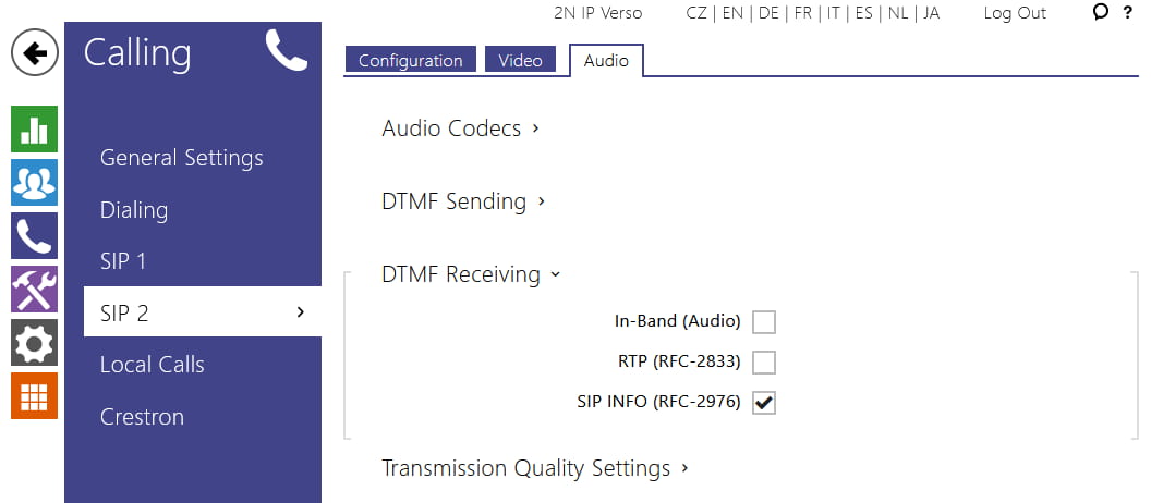 2N_Interkom_nastavení_DTMF